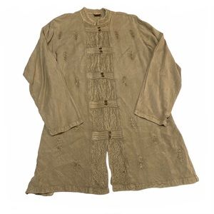 Geeta Vintage Embroidered Tunic 100% Rayon Shirt